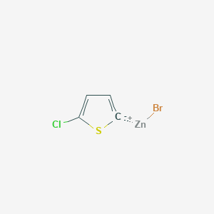 molecular formula C4H2BrClSZn B3258992 5-氯-2-噻吩基锌溴化物 CAS No. 312624-22-9
