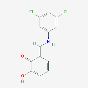(6E)-6-[(3,5-dichloroanilino)methylidene]-2-hydroxycyclohexa-2,4-dien-1-one