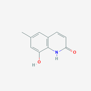 molecular formula C10H9NO2 B3259029 8-Hydroxy-6-methylquinolin-2(1H)-one CAS No. 312753-44-9