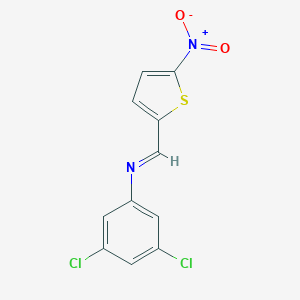 3,5-dichloro-N-[(5-nitro-2-thienyl)methylene]aniline