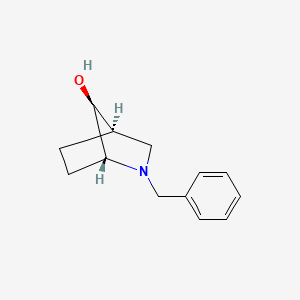 molecular formula C13H17NO B3259047 Syn-7-hydroxy-2-benzyl-2-azabicyclo[2.2.1]heptane CAS No. 312954-60-2