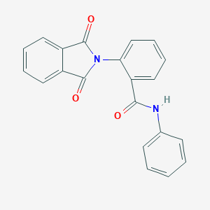 molecular formula C21H14N2O3 B325905 2-(1,3-dioxo-1,3-dihydro-2H-isoindol-2-yl)-N-phenylbenzamide 