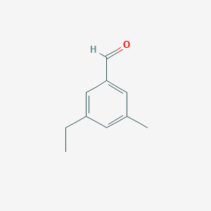 molecular formula C10H12O B3259066 5-Ethyl-3-methylbenzaldehyde CAS No. 3132-93-2