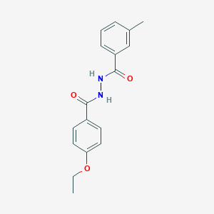 molecular formula C17H18N2O3 B325911 N'-(4-ethoxybenzoyl)-3-methylbenzohydrazide 