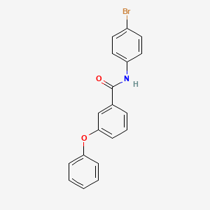 molecular formula C19H14BrNO2 B3259114 N-(4-bromophenyl)-3-phenoxybenzamide CAS No. 313647-97-1