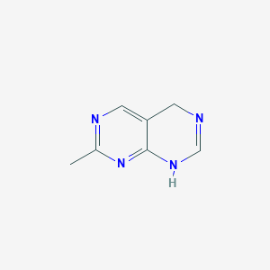 molecular formula C7H8N4 B3259138 7-Methyl-1,4-dihydropyrimido[4,5-d]pyrimidine CAS No. 31375-19-6