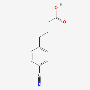 molecular formula C11H11NO2 B3259172 4-(4-Cyanophenyl)butanoic acid CAS No. 31419-48-4