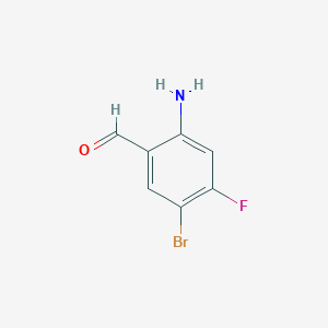 B3259208 2-Amino-5-bromo-4-fluorobenzaldehyde CAS No. 315188-30-8