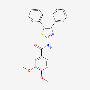 N-(4,5-diphenyl-1,3-thiazol-2-yl)-3,4-dimethoxybenzamide