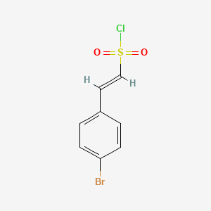molecular formula C8H6BrClO2S B3259249 2-(4-Bromophenyl)ethene-1-sulfonyl chloride CAS No. 315495-26-2