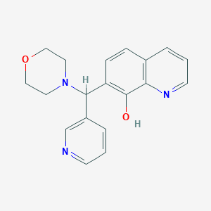 7-[Morpholin-4-yl(pyridin-3-yl)methyl]quinolin-8-ol