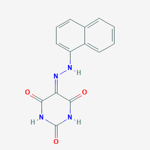 5-(naphthalen-1-ylhydrazinylidene)-1,3-diazinane-2,4,6-trione