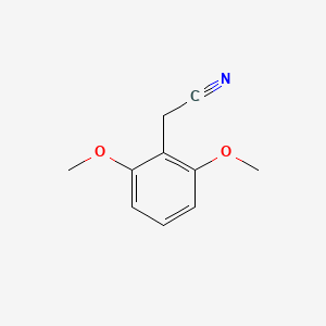 molecular formula C10H11NO2 B3259304 2-(2,6-Dimethoxyphenyl)acetonitrile CAS No. 3166-95-8