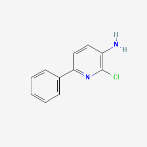molecular formula C11H9ClN2 B3259318 2-Chloro-6-phenylpyridin-3-amine CAS No. 31676-71-8