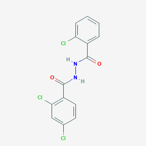 2,4-dichloro-N'-(2-chlorobenzoyl)benzohydrazide