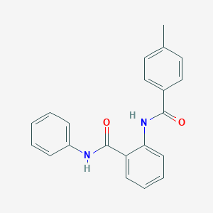 2-[(4-methylbenzoyl)amino]-N-phenylbenzamide