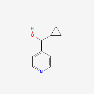 molecular formula C9H11NO B3259340 Cyclopropyl(pyridin-4-yl)methanol CAS No. 317335-19-6