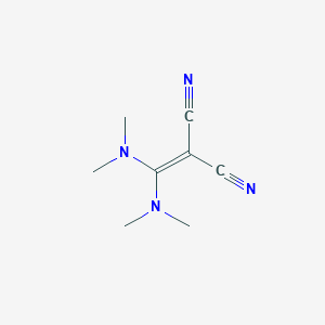 molecular formula C8H12N4 B3259353 [Bis(dimethylamino)methylene]malononitrile CAS No. 31774-36-4