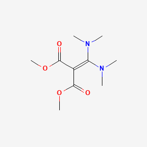 molecular formula C10H18N2O4 B3259357 1,3-Dimethyl 2-[bis(dimethylamino)methylidene]propanedioate CAS No. 31774-43-3