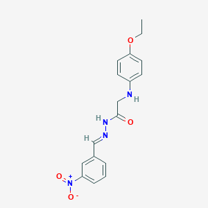 2-(4-Ethoxyanilino)-N'-(3-nitrobenzylidene)acetohydrazide