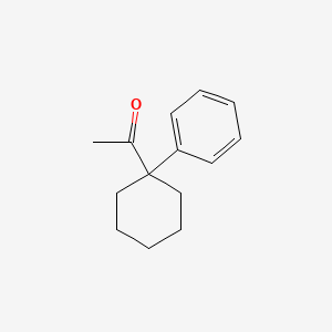 molecular formula C14H18O B3259411 1-(1-Phenylcyclohexyl)ethanone CAS No. 3183-57-1