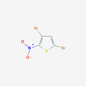 molecular formula C4HBr2NO2S B3259414 3,5-Dibromo-2-nitrothiophene CAS No. 31845-01-9