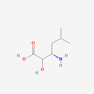 (2RS,3S)-3-amino-2-hydroxy-5-methylhexanoic acid