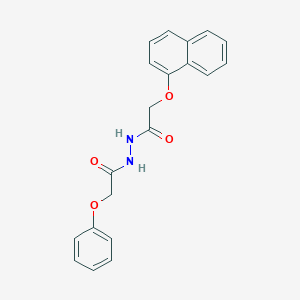 molecular formula C20H18N2O4 B325942 2-(1-naphthyloxy)-N'-(phenoxyacetyl)acetohydrazide 