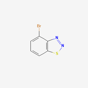 molecular formula C6H3BrN2S B3259451 4-Bromo-1,2,3-benzothiadiazole CAS No. 31860-00-1