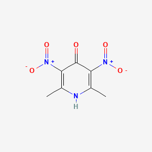 molecular formula C7H7N3O5 B3259460 2,6-Dimethyl-3,5-dinitropyridin-4-OL CAS No. 31872-55-6