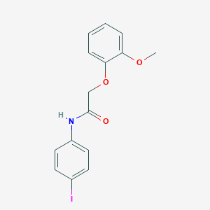 N-(4-iodophenyl)-2-(2-methoxyphenoxy)acetamide