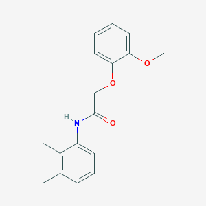 molecular formula C17H19NO3 B325949 N-(2,3-dimethylphenyl)-2-(2-methoxyphenoxy)acetamide 