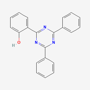 molecular formula C21H15N3O B3259525 2-(4,6-Diphenyl-1,3,5-triazin-2-yl)phenol CAS No. 3202-86-6