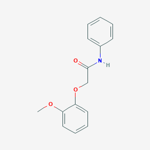 molecular formula C15H15NO3 B325953 2-(2-methoxyphenoxy)-N-phenylacetamide 