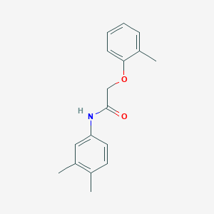 molecular formula C17H19NO2 B325958 N-(3,4-dimethylphenyl)-2-(2-methylphenoxy)acetamide 