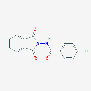 molecular formula C15H9ClN2O3 B325963 4-chloro-N-(1,3-dioxo-1,3-dihydro-2H-isoindol-2-yl)benzamide 