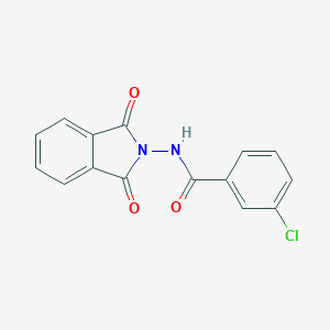 molecular formula C15H9ClN2O3 B325964 3-chloro-N-(1,3-dioxo-1,3-dihydro-2H-isoindol-2-yl)benzamide 
