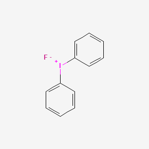 molecular formula C12H10FI B3259686 Diphenyliodium fluoride CAS No. 322-23-6