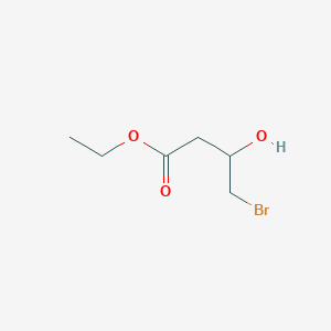 molecular formula C6H11BrO3 B3259691 4-溴-3-羟基丁酸乙酯 CAS No. 32224-01-4