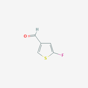 molecular formula C5H3FOS B3259756 5-Fluorothiophene-3-carbaldehyde CAS No. 32415-49-9