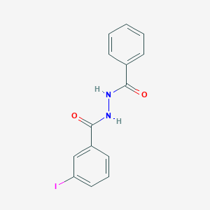 molecular formula C14H11IN2O2 B325976 N'-benzoyl-3-iodobenzohydrazide 