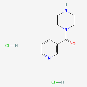 molecular formula C10H15Cl2N3O B3259768 1-(Pyridine-3-carbonyl)piperazine dihydrochloride CAS No. 32422-95-0