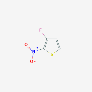 molecular formula C4H2FNO2S B3259790 3-Fluoro-2-nitrothiophene CAS No. 32431-81-5