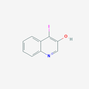 molecular formula C9H6INO B3259794 4-碘喹啉-3-醇 CAS No. 32435-62-4