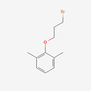 molecular formula C11H15BrO B3259801 2-(3-Bromopropoxy)-1,3-dimethylbenzene CAS No. 3245-54-3
