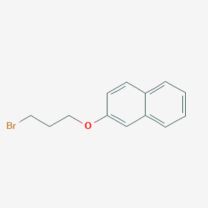 molecular formula C13H13BrO B3259806 2-(3-溴丙氧基)萘 CAS No. 3245-62-3