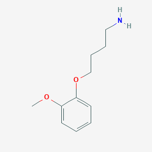 molecular formula C11H17NO2 B3259812 4-(2-Methoxyphenoxy)butan-1-amine CAS No. 3245-89-4