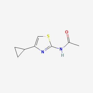 molecular formula C8H10N2OS B3259830 N-(4-cyclopropyl-1,3-thiazol-2-yl)acetamide CAS No. 324579-96-6