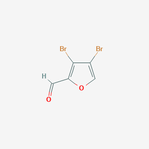 3,4-Dibromofuran-2-carboxaldehyde