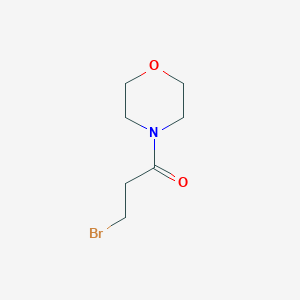 molecular formula C7H12BrNO2 B3259879 3-Bromo-1-morpholinopropan-1-one CAS No. 324796-35-2